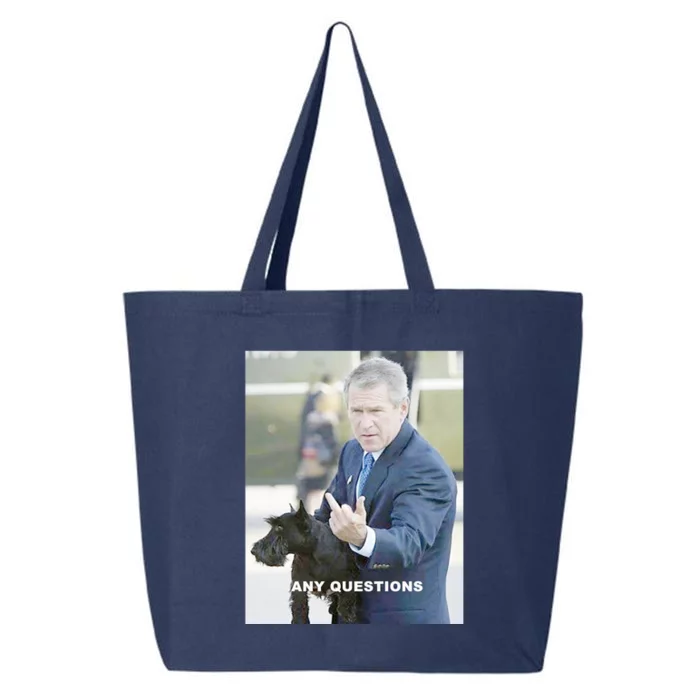 George Bush Middle Finger 25L Jumbo Tote