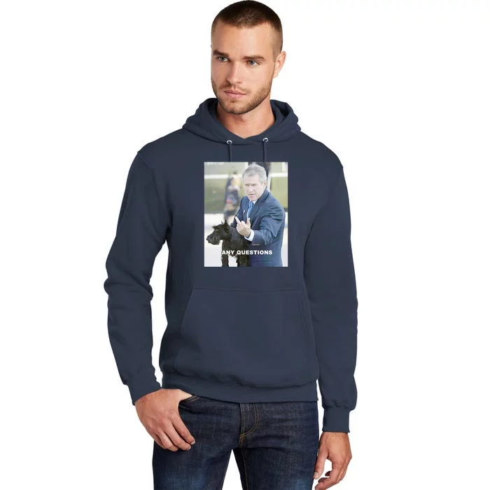 George Bush Middle Finger Tall Hoodie