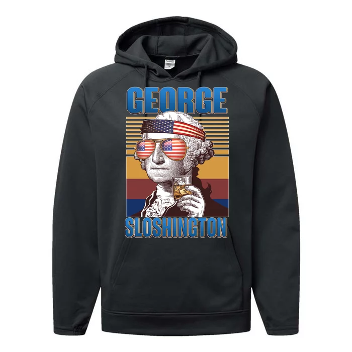 George Sloshington Performance Fleece Hoodie