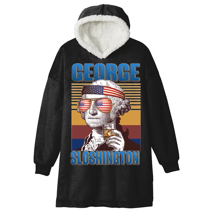 George Sloshington Hooded Wearable Blanket