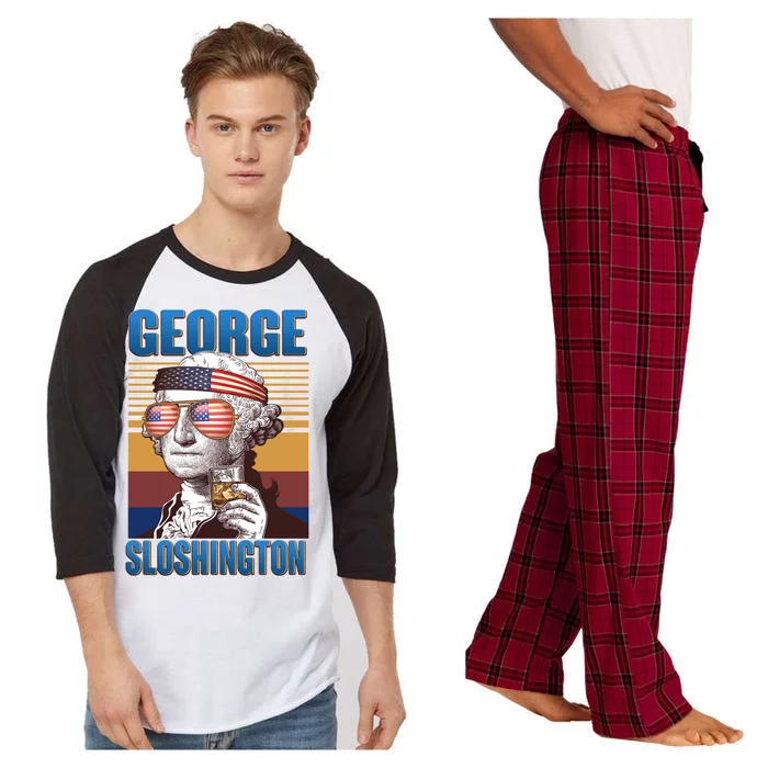 George Sloshington Raglan Sleeve Pajama Set