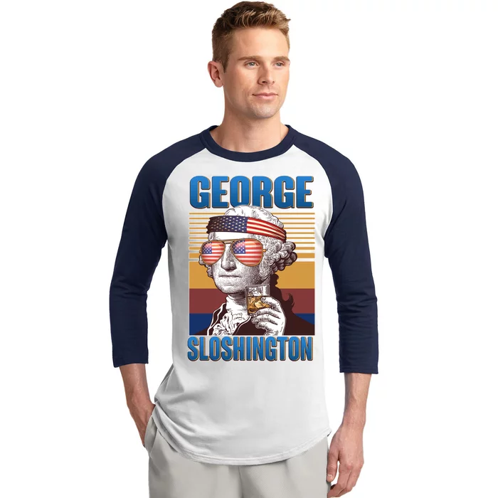 George Sloshington Baseball Sleeve Shirt