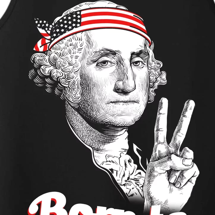 George Washington Born To Be Wild Performance Tank