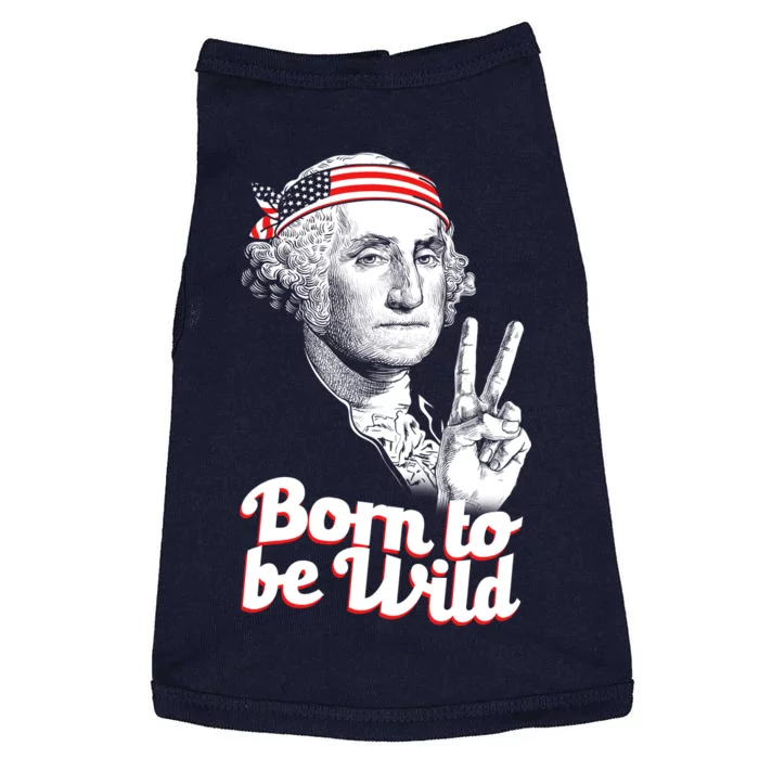 George Washington Born To Be Wild Doggie Tank