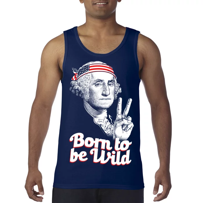 George Washington Born To Be Wild Tank Top