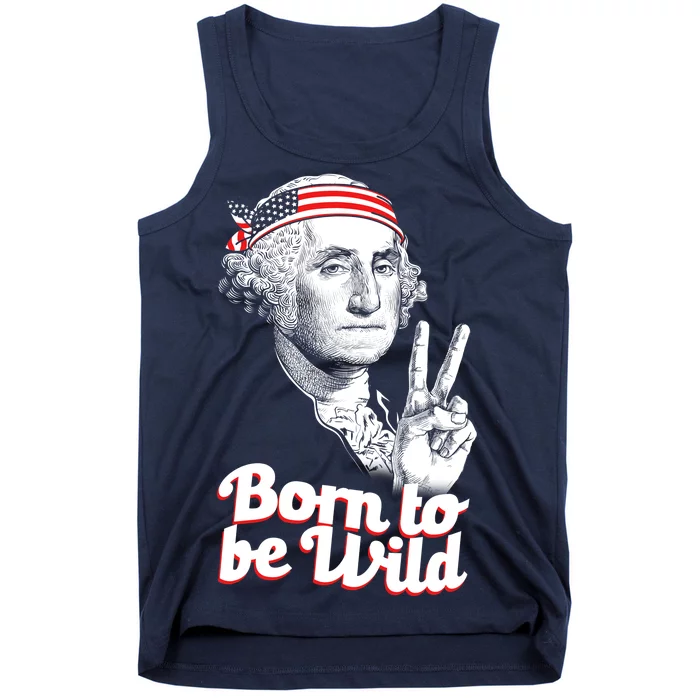 George Washington Born To Be Wild Tank Top