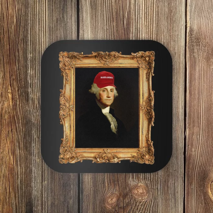 George Washington Make America Portrait Coaster