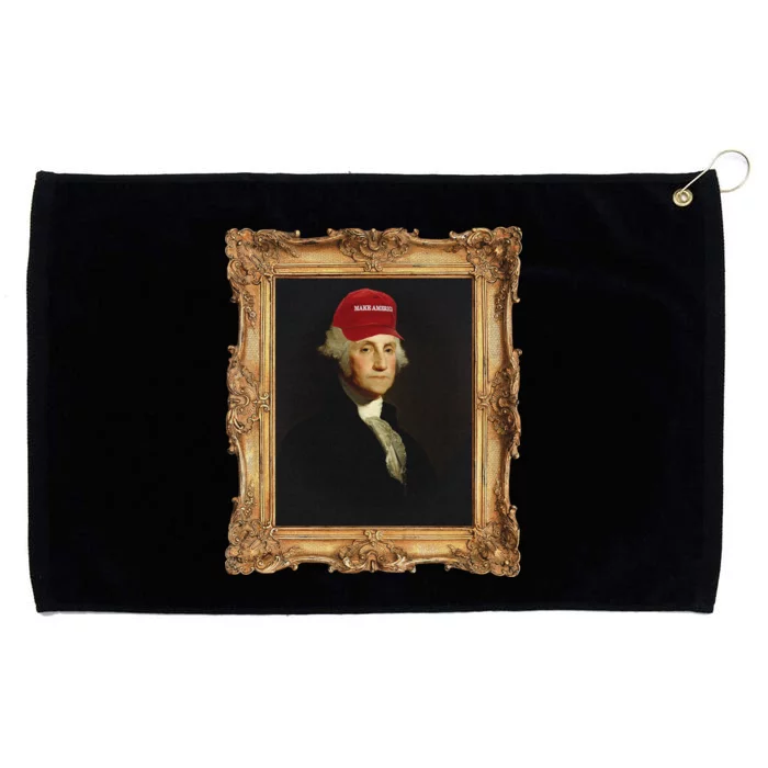 George Washington Make America Portrait Grommeted Golf Towel