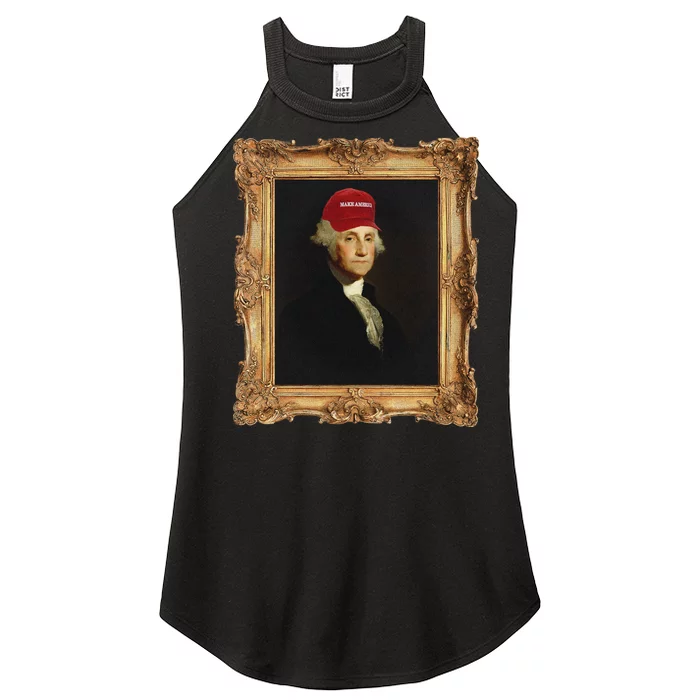 George Washington Make America Portrait Women’s Perfect Tri Rocker Tank