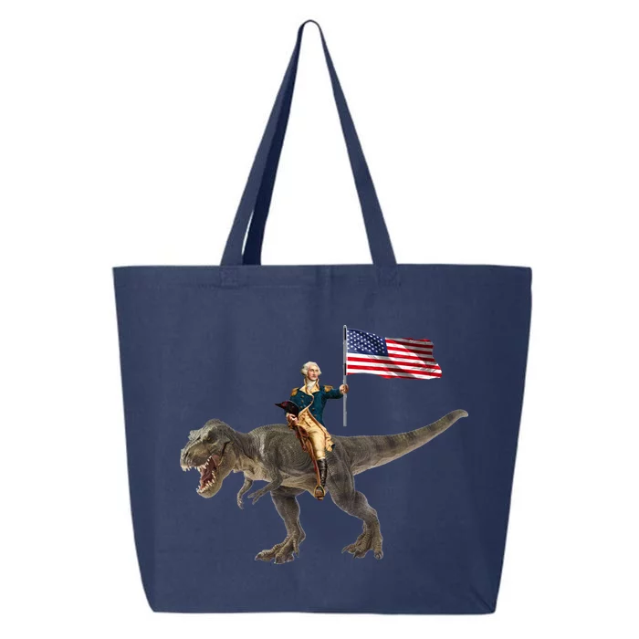 George Washington On A Dinosaur 25L Jumbo Tote