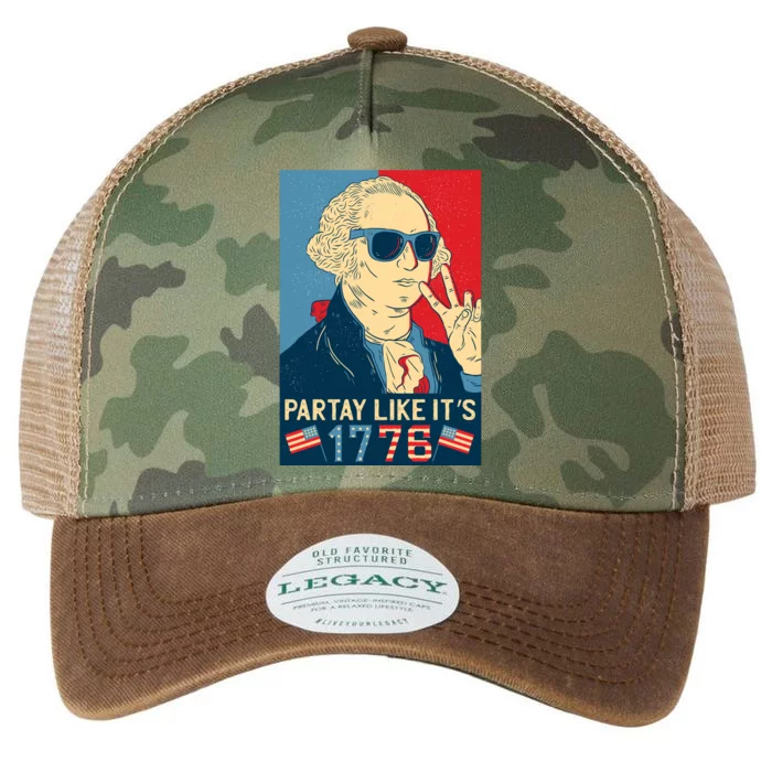 George Washington Party Like Its 1776 Legacy Tie Dye Trucker Hat