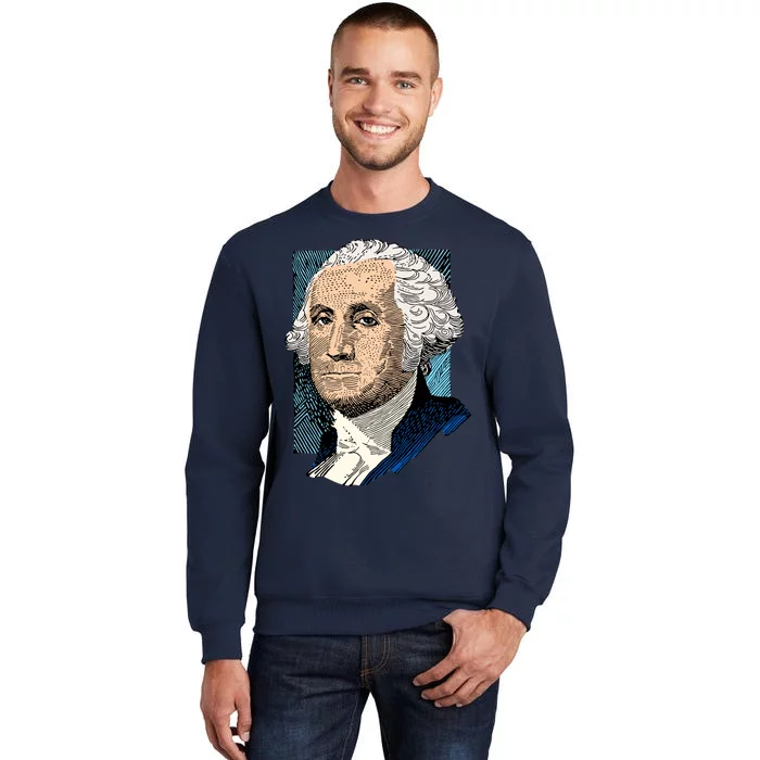 George Washington Portrait Tall Sweatshirt