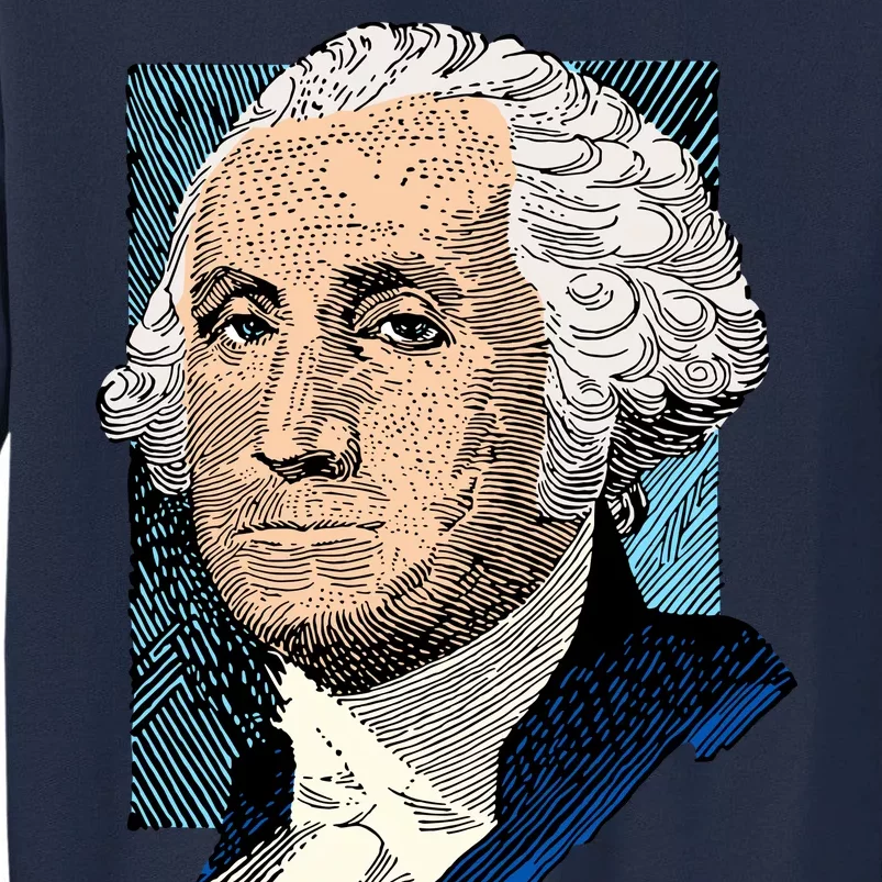 George Washington Portrait Tall Sweatshirt