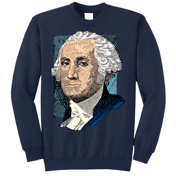 George Washington Portrait Tall Sweatshirt