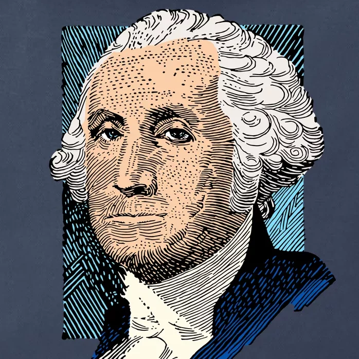 George Washington Portrait Zip Tote Bag