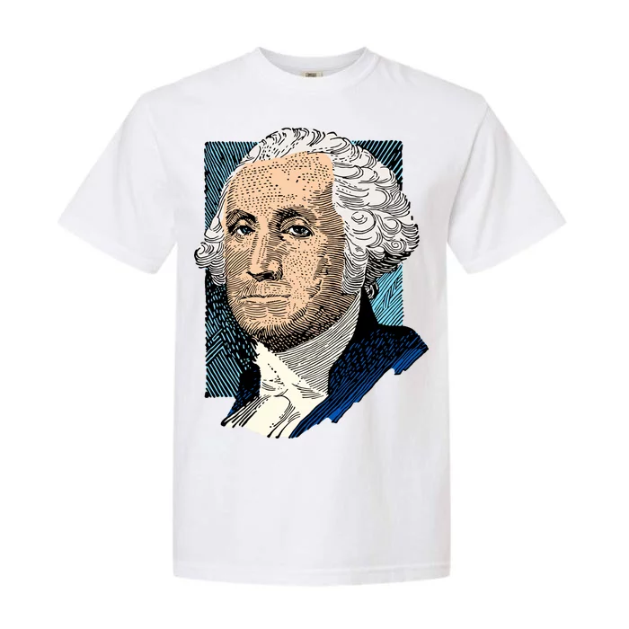 George Washington Portrait Garment-Dyed Heavyweight T-Shirt