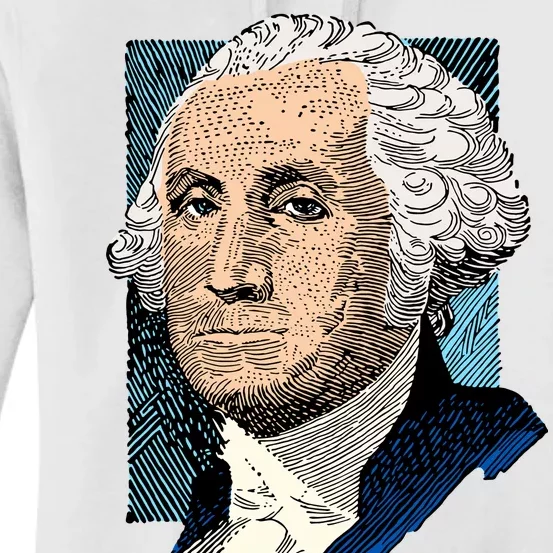 George Washington Portrait Women's Pullover Hoodie