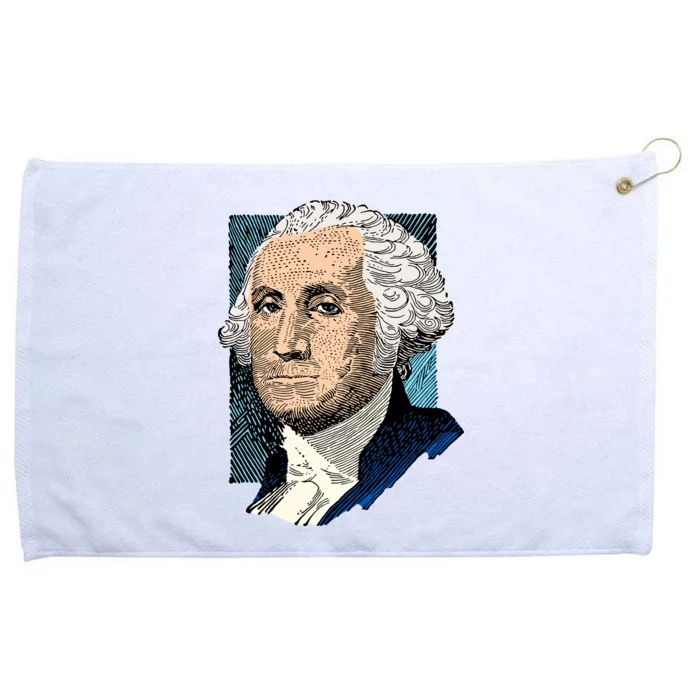 George Washington Portrait Grommeted Golf Towel