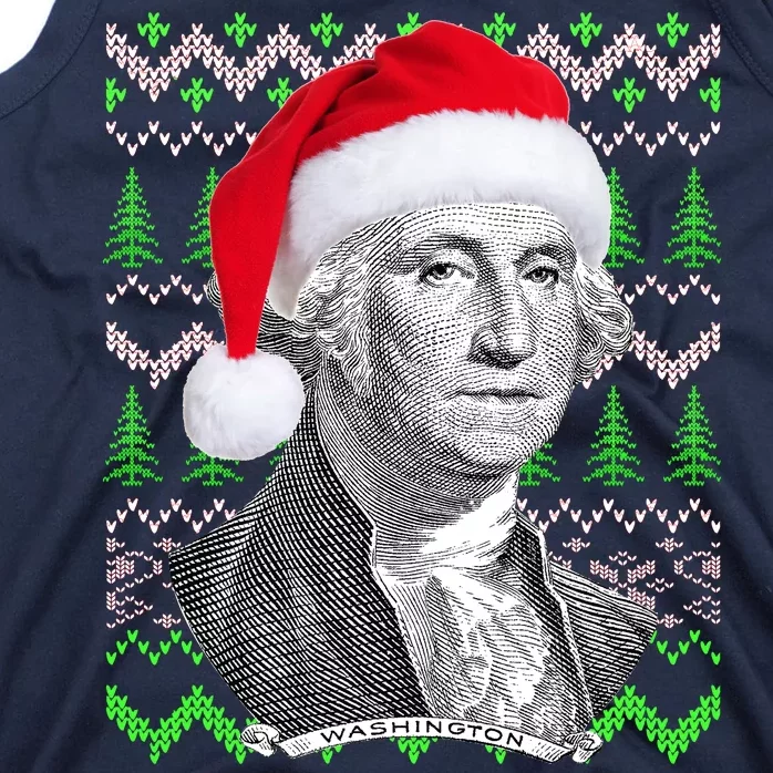 George Washington Ugly Christmas Sweater Tank Top