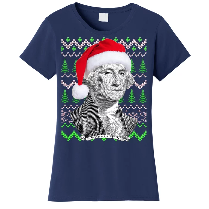 George Washington Ugly Christmas Sweater Women's T-Shirt