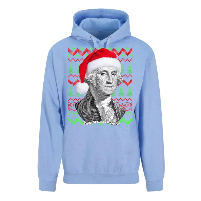 George Washington Ugly Christmas Sweater Unisex Surf Hoodie