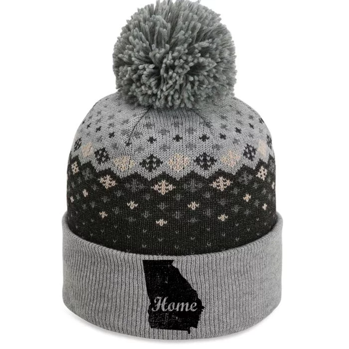 Georgia Home State The Baniff Cuffed Pom Beanie