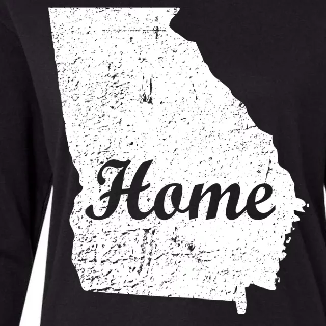 Georgia Home State Womens Cotton Relaxed Long Sleeve T-Shirt