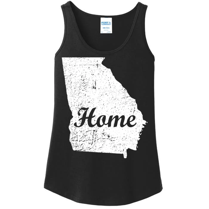 Georgia Home State Ladies Essential Tank