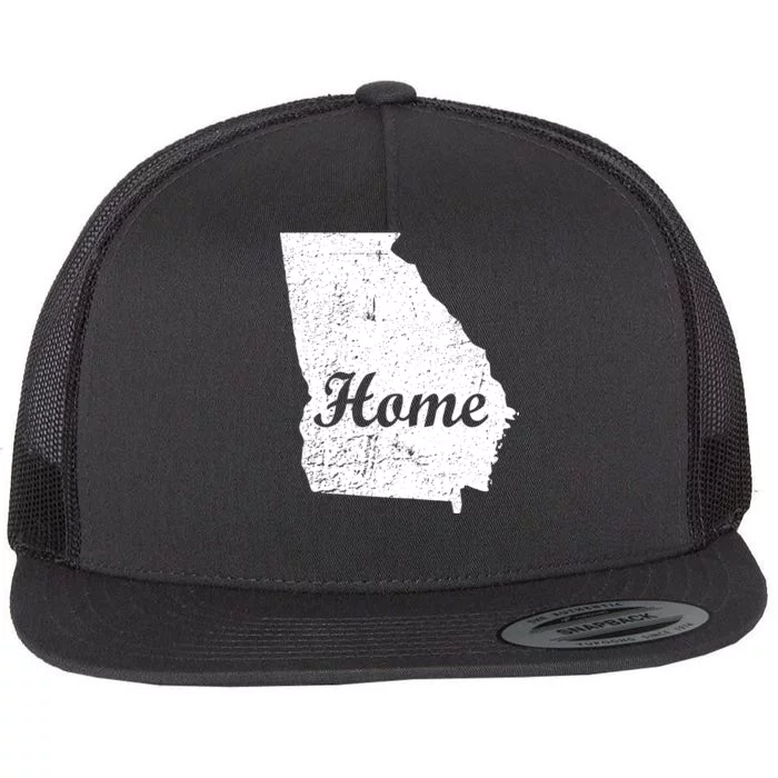 Georgia Home State Flat Bill Trucker Hat