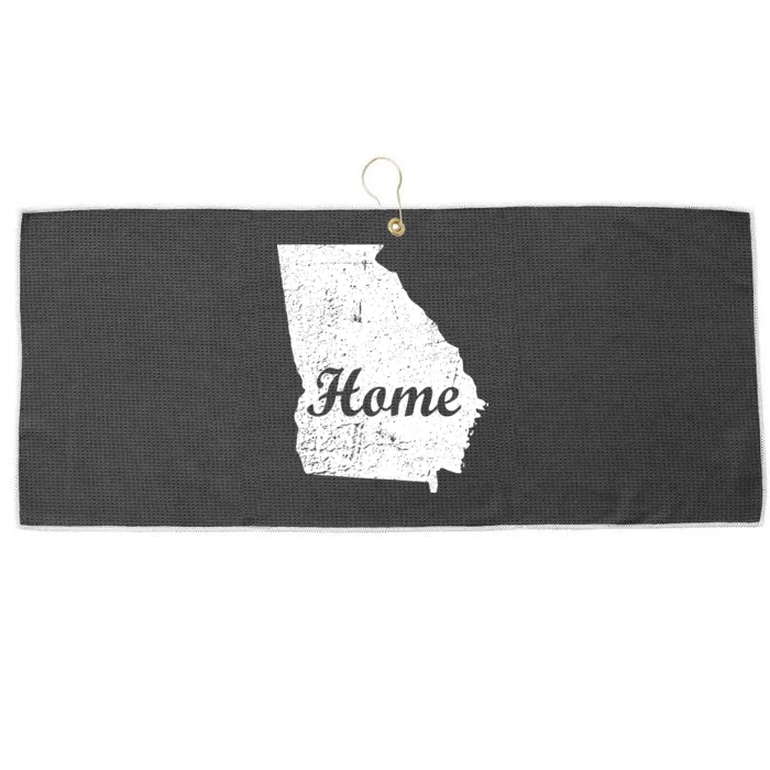 Georgia Home State Large Microfiber Waffle Golf Towel