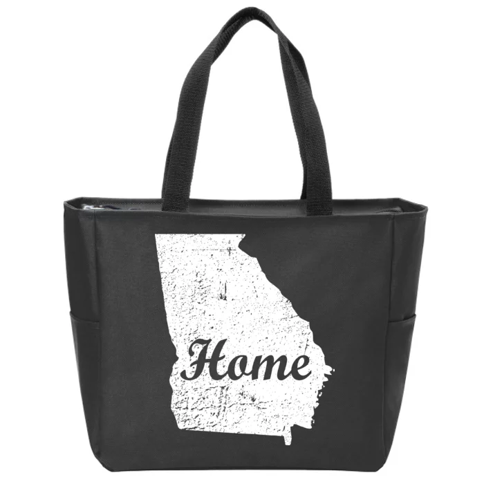 Georgia Home State Zip Tote Bag