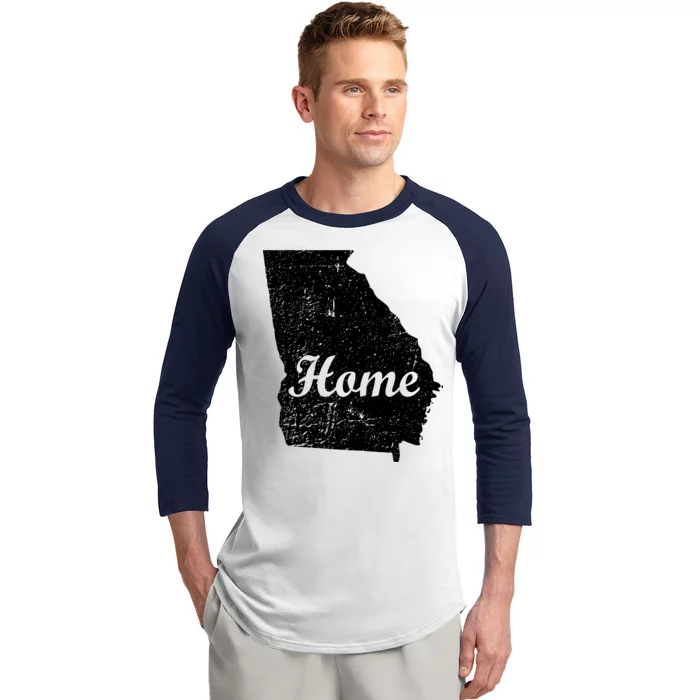 Georgia Home State Baseball Sleeve Shirt