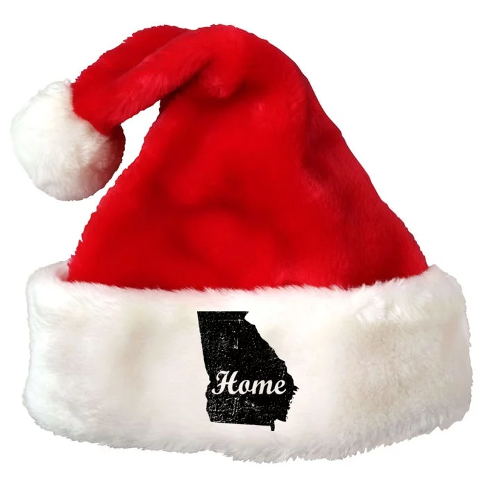 Georgia Home State Premium Christmas Santa Hat