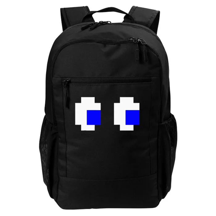 Ghost Eyes Pixel Arcade Video Game 8bit Matching Costume Daily Commute Backpack