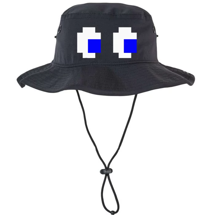 Ghost Eyes Pixel Arcade Video Game 8bit Matching Costume Legacy Cool Fit Booney Bucket Hat