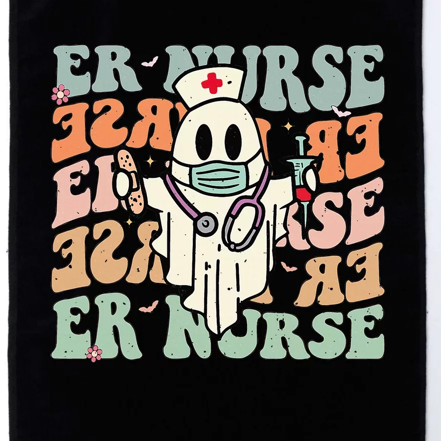 Groovy Emergency Room Nurse Funny Halloween Costume ER Nurse Platinum Collection Golf Towel