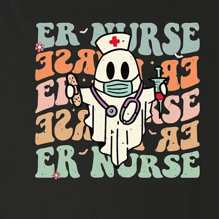 Groovy Emergency Room Nurse Funny Halloween Costume ER Nurse Toddler Long Sleeve Shirt