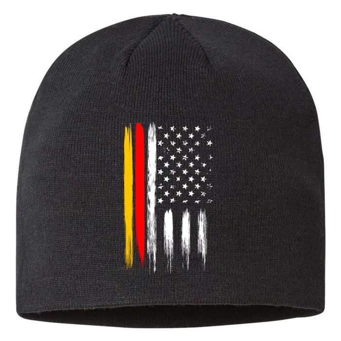 German American Oktoberfest Flag 8 1/2in Sustainable Knit Beanie