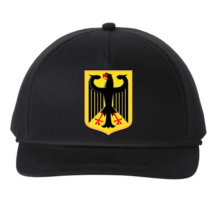 German Emblem Snapback Five-Panel Rope Hat