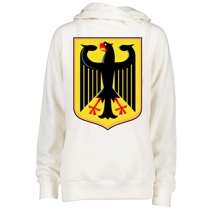 German Emblem Womens Funnel Neck Pullover Hood