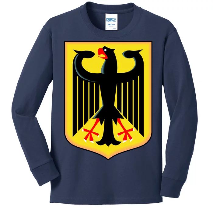 German Emblem Kids Long Sleeve Shirt