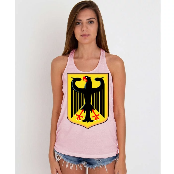 German Emblem Women's Knotted Racerback Tank