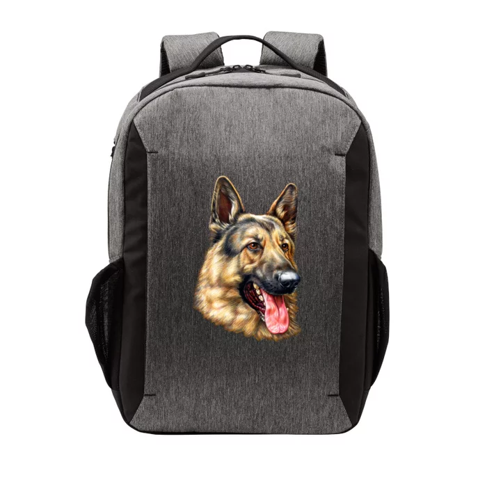 German Shepherd Face Vector Backpack