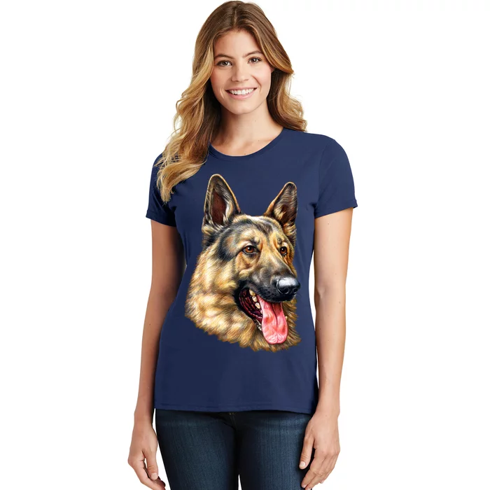 German Shepherd Face Women's T-Shirt