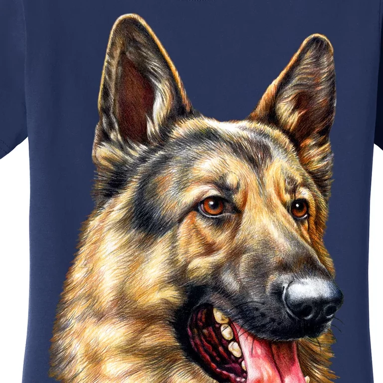 German Shepherd Face Women's T-Shirt