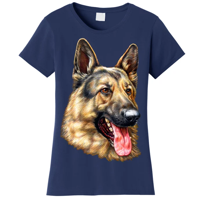 German Shepherd Face Women's T-Shirt