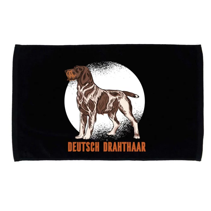 German Wirehaired Pointer Dog Microfiber Hand Towel