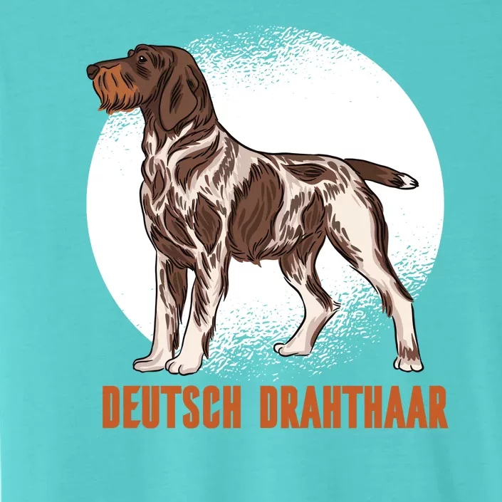 German Wirehaired Pointer Dog ChromaSoft Performance T-Shirt