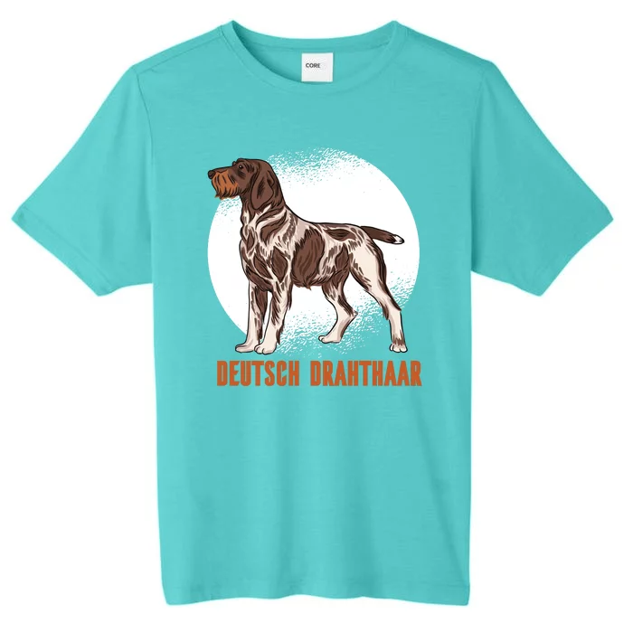 German Wirehaired Pointer Dog ChromaSoft Performance T-Shirt