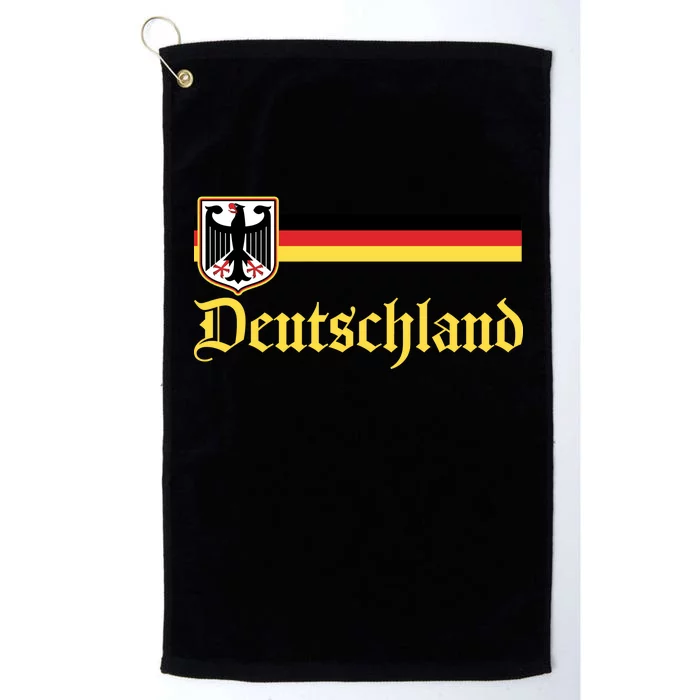 Germany Flag Stripe Logo Platinum Collection Golf Towel